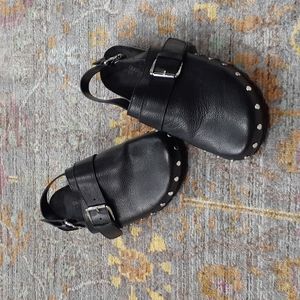 ASOS Studded Mules, in the style of Doc Marten sling back clogs